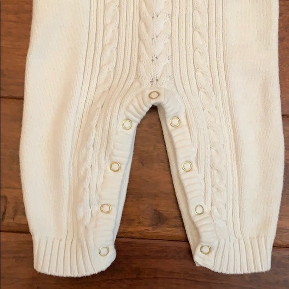 BNWOT Cloud Island Cable Knit Romper Unisex 3-6m - Picture 2 of 4
